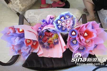 巧克力花束制作图解 花束制作 巧克力花束怎么制作