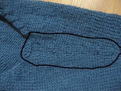 毛衣袖子的织法图解 袖子织法