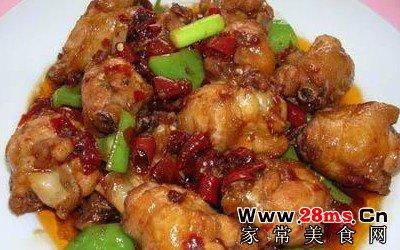 辣子鸡腿 焖辣子鸡腿