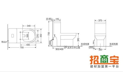 马桶周边尺寸多大合适 马桶尺寸多大比较合适