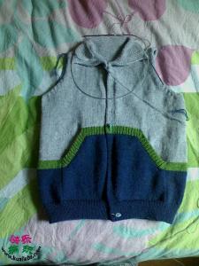 戴帽开衫毛衣编织图解 宝宝插手戴帽开衫毛衣//男孩穿着特帅