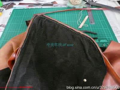 牛皮旅行包 牛皮旅行包——过程记录