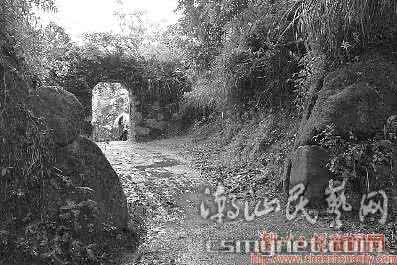 中国古代关隘分布图 归湖梨下村深藏一处古关隘