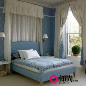 小卧室放二张床效果图 有那么一个卧室，有那么一张床，美极了。