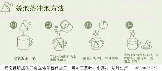 袋泡茶冲泡方法 袋泡茶的冲泡方法