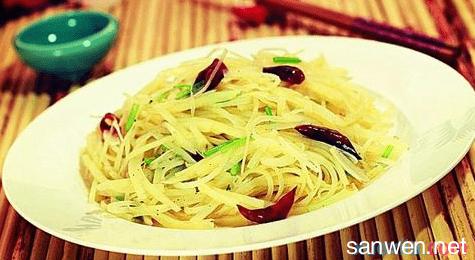 呛土豆丝的家常做法 呛土豆丝的家常做法 呛土豆丝