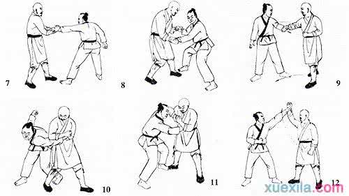 敌后反击战 少林反擒拿法:破反击敌用同侧手抓我腕或臂