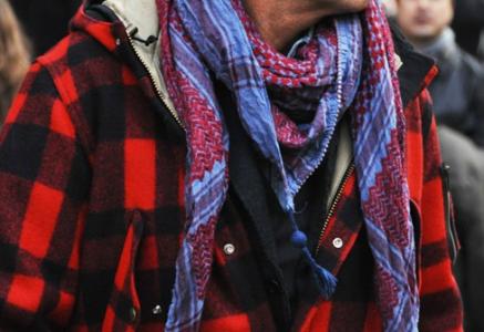 男士围巾打法 实用围巾打法，温暖一冬