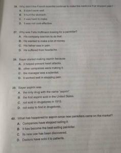 2013年职称英语真题 2013年职称英语卫生类A级真题（附答案）