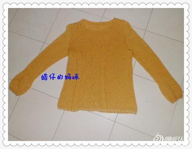 儿童毛衣编织尺寸比例 一款斜肩毛衣的编织比例和尺寸|棒针编织图解