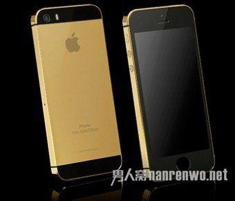 金色和土豪金 土豪金变身贝吉塔 通过金色的iPhone5S手机贴纸瞬间让iPhone5变身苹果土豪金5S