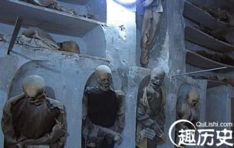 意大利巴勒莫 意大利巴勒莫恐怖阴森的地下墓穴 地下墓穴