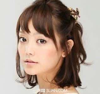 齐肩发型图片扎法 2015最新夏季女生齐肩发发型扎法