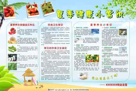 健康养生食品小常识 夏季健康养生的一些生活小常识