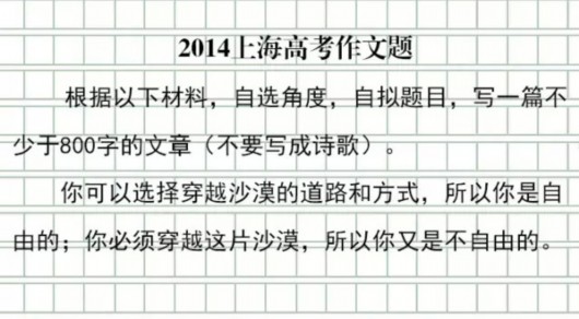 上海高考优秀作文 2002年上海高考优秀作文:面对大海(三)作文1000字