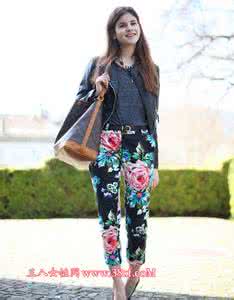 休闲时尚长裤 时尚女孩的长裤穿着守则