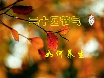 秋分节气养生 秋分节气到底应该怎样做到养生