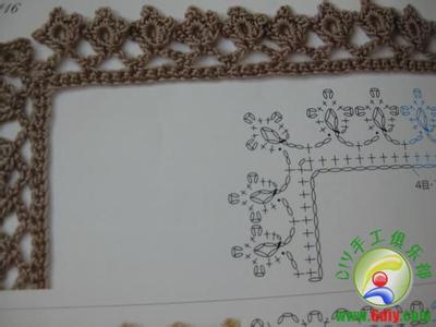 钩针花边图解大全 精美钩针----花边图解