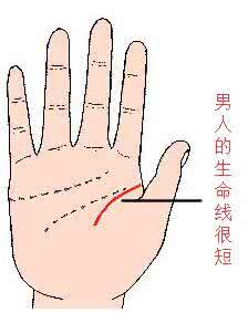 左右手生命线不一样 左右手的生命线都很短 没有人可以左右你的生命