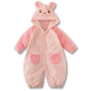 宝宝连体衣 穿法 两种穿法，可爱宝宝连体衣