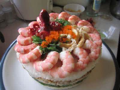 虾仁鸡蛋糕 虾和蛋糕可以一起吃吗?