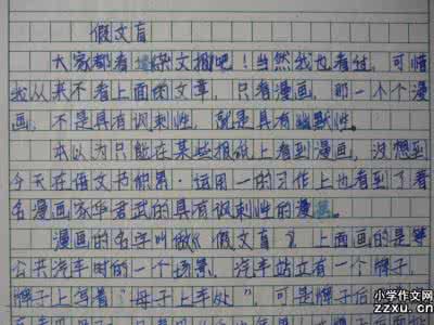 假文盲作文400字 散文随笔 【假文盲作文500字】假文盲_500字_散文随笔
