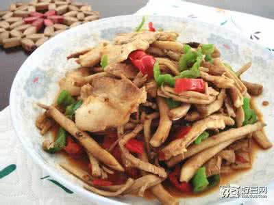 茶树菇炒肉片汤的做法 茶树菇炒肉片的做法