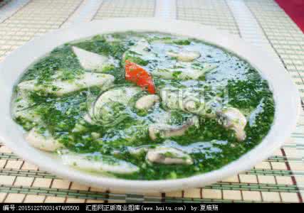荠菜烩豆腐 荠菜烩海虹的做法