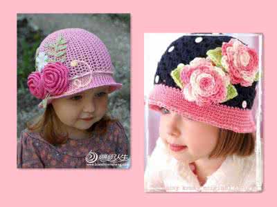 漂亮宝宝钩针毛线帽子 转载 漂亮的钩针帽子（二）