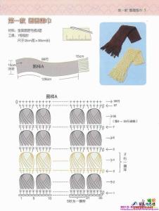 钩编梅花围巾的方法 圈圈围巾和圈圈帽子的鈎编方法