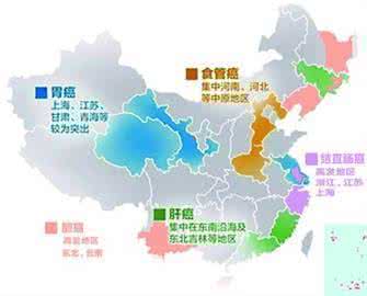 揭秘 人体癌症地图 请看一张“人体癌症地图”