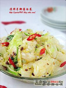 手撕圆白菜的做法 凉拌手撕圆白菜图解的做法