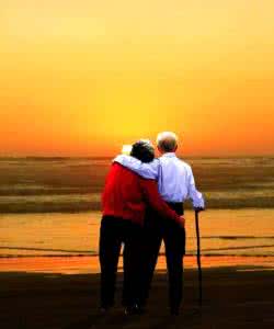 恋老夕阳24799的微博 搀扶的夕阳