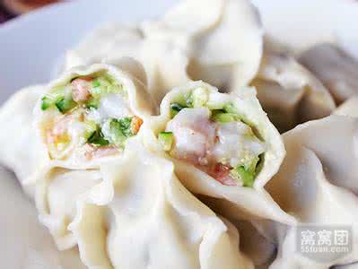 韭菜鸡蛋水饺 韭菜鲜虾鸡蛋水饺