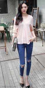 男士衬衫牛仔裤穿搭 衬衫搭配牛仔裤与高跟鞋穿出完美身材