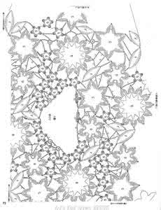 毛衣领口钩针花边图解 【引用】花边钩衣