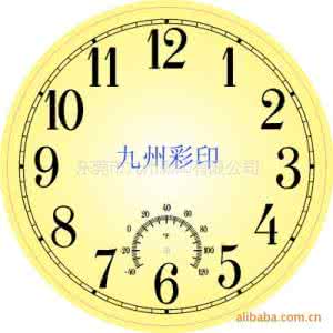 时钟钟面 针织时钟钟面
