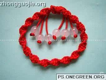 红绳手链编法图解 (3)红绳手链常用编法（十一）之同心结