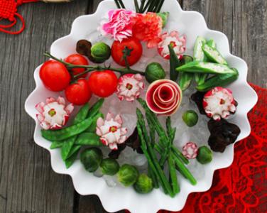蔬菜拼盘 春色满园蔬菜拼盘