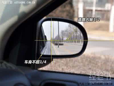后视镜判断车身平行图 【图】转贴:后视镜判断车距