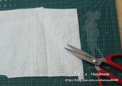 布艺书签 那年夏天：水鸟手工刺绣布艺书签制作教程