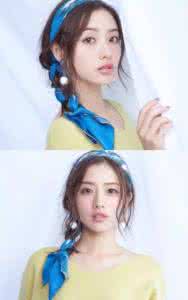 石原里美丝巾发型 丝巾发型 丝巾这样扎，发型美得像烟花