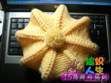 八角帽钩针织法 儿童八角帽钩法图解、说明|钩针花样图解