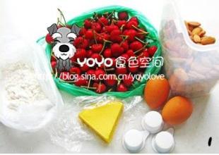 杏仁蛋糕的做法 樱桃大杏仁蛋糕(做法附图)*