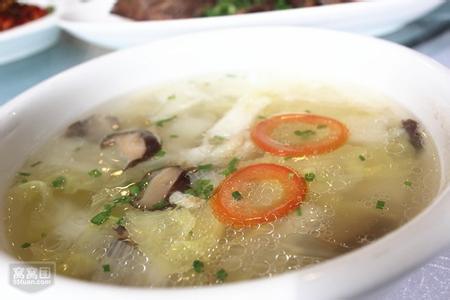 白菜肉圆粉汤 白菜肉圆汤