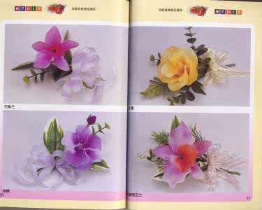 趣味丝袜造花插花教程 双层丝袜造花插花