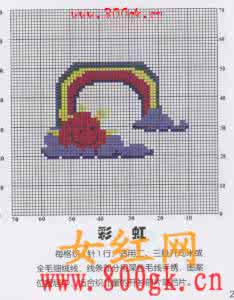棒针毛衣编织花样图解 棒针毛衣编织花样图解 软萌小白兔-棒针图解