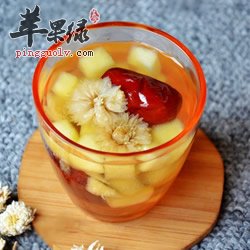 菠萝蜜茶饮 茶饮保健 治疗高血压的苹果蜜茶