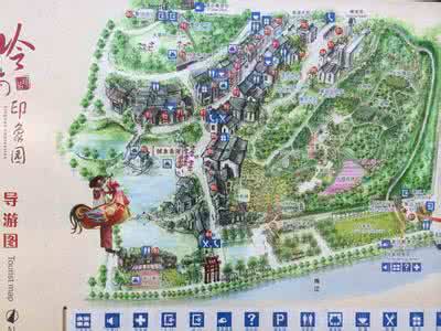 岭南印象园游览图 岭南印象园游览图 经典数学故事 畅谈游览印象