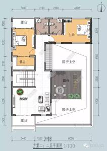 别墅布局 12x16米别墅，2种布局可选（全图 预算）